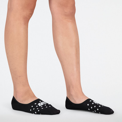 New Balance Ultra Low No Show Socks 6 Pack BLACK with BLACK MULTI