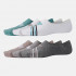 New Balance Ultra Low No Show Socks 6 Pack WHITE with BLACK