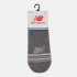 New Balance Ultra Low No Show Socks 6 Pack WHITE with BLACK